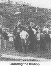 43 Greeting the bishop