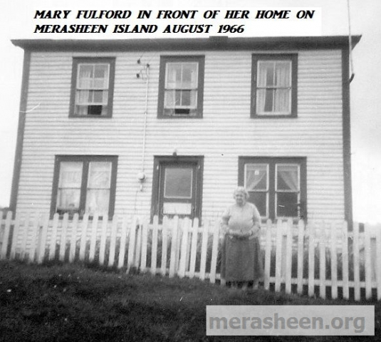 Mrs. Mary Fulford's house.