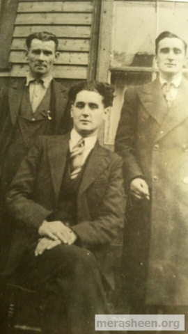 Bernard Gardiner with Ron and Edgar Best.&amp;nbsp;Edgar and Ron were younger brothers of Tom Best, Hannah Best-Mahoney, Amelius Best and Stella Best-Ennis, served in World War II, married Scottish girls and remained in Scotland.