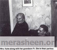 Mrs. Catherine (Kate) Walsh and her grandson Fr. Dennis Walsh