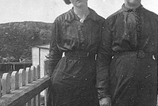Angela Ennis with mother Ellen (McHugh) Ennis.&amp;nbsp;&amp;nbsp;Picture was taken approximately 1918, just before Angela left Merasheen for the convent. She joined the Franciscan order in the US and took the name Sr. Liguori.