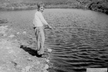 Ernie Walsh fishing
