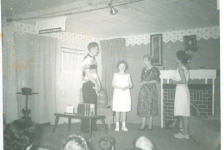 Here are Clem, Maureen, Bride Rose and Lucy.
